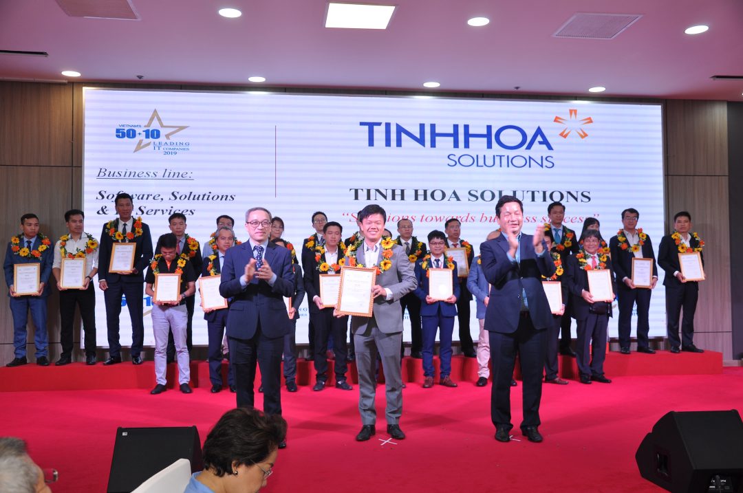 Tinh Hoa Solutions vinh danh trong top 50 doanh nghiệp về CNTT hàng đầu Việt Nam 2019.