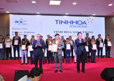 Tinh Hoa Solutions vinh danh trong top 50 doanh nghiệp về CNTT hàng đầu Việt Nam 2019.