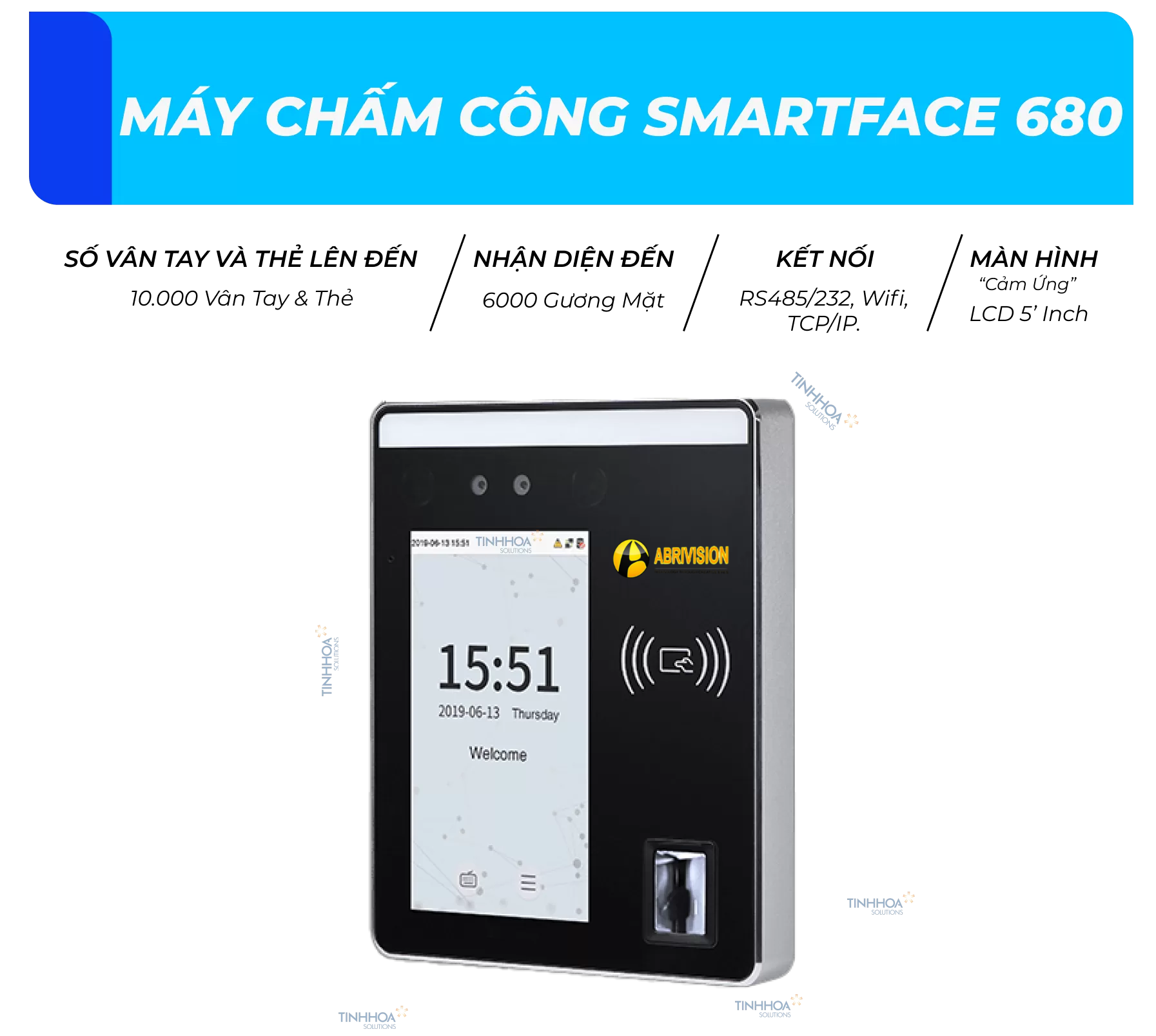 Máy chấm công Smart Face 680