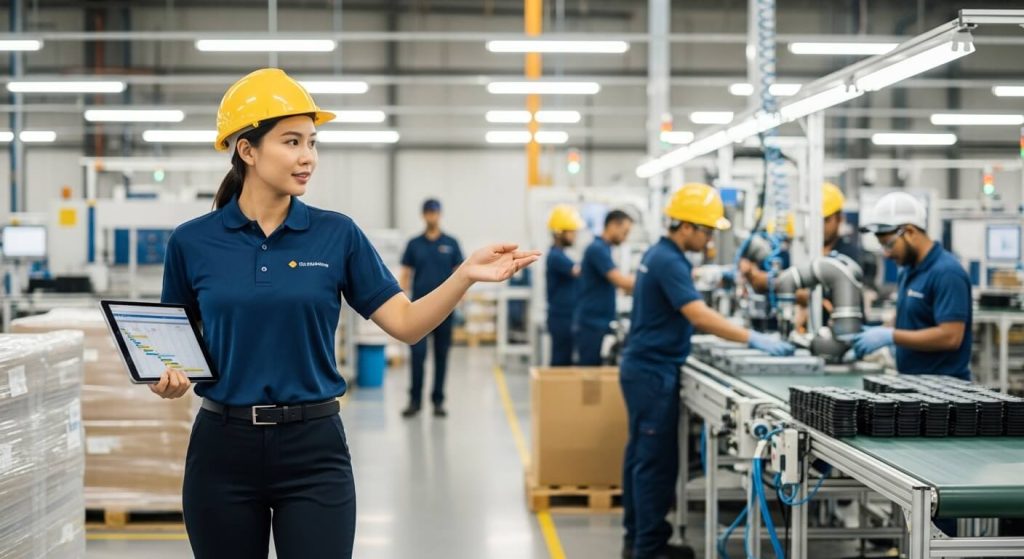 quản lý khu vực sản xuất quá phụ thuộc vào con người