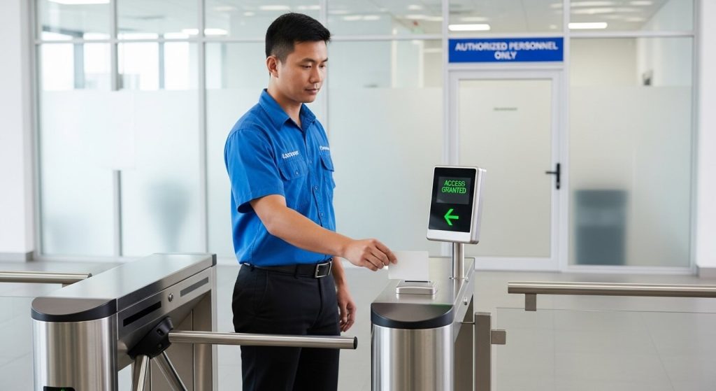 ứng dụng RFID trong kiểm soát khu vực sản xuất