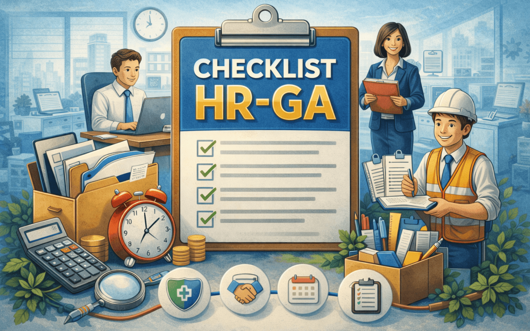 Checklist công việc phòng Hành Chính Nhân Sự & Tổng Vụ