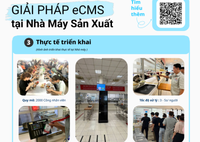 eCMS – Giải pháp Quản lý suất ăn / kiểm soát suất ăn – phiên bản 2026