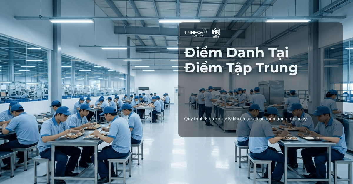 Điểm danh tại điểm tập trung sau sự cố an toàn trong nhà máy