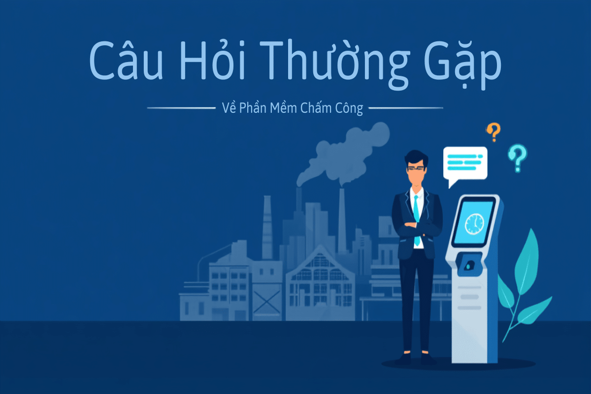 Câu hỏi thường gặp về phần mềm chấm công