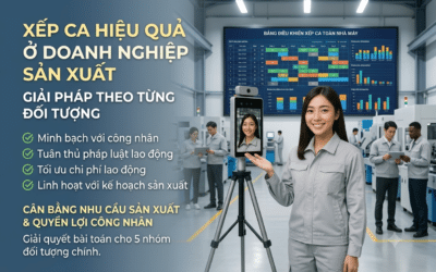 Chấm công theo ca dịch vụ